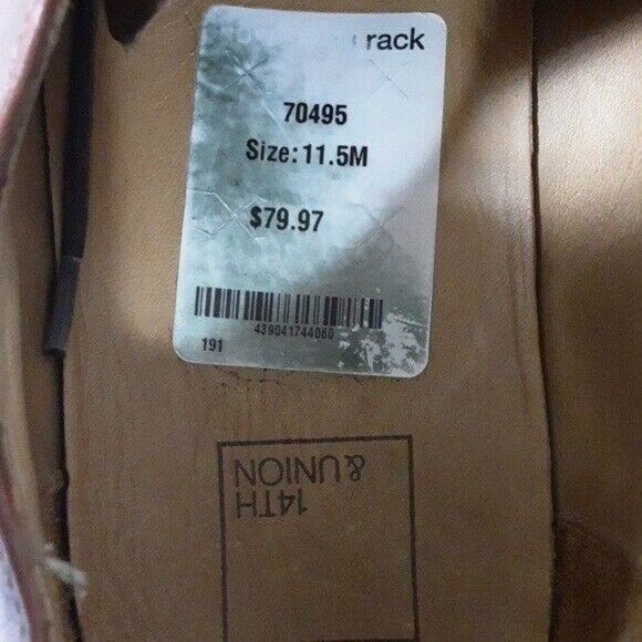 14th &Union leather men oxford in size 11.5us - Picture 9 of 11